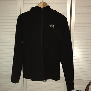 NORTH FACE hooded jacket with fuzzy lining